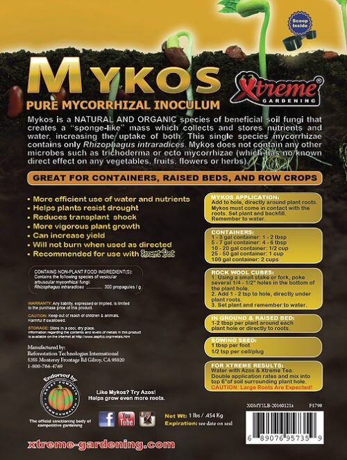 Mykos Xtreme Gardening micorrizas - Imagen 2