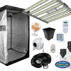 Kit cultivo interior 120x120 cm Pure LED 520w